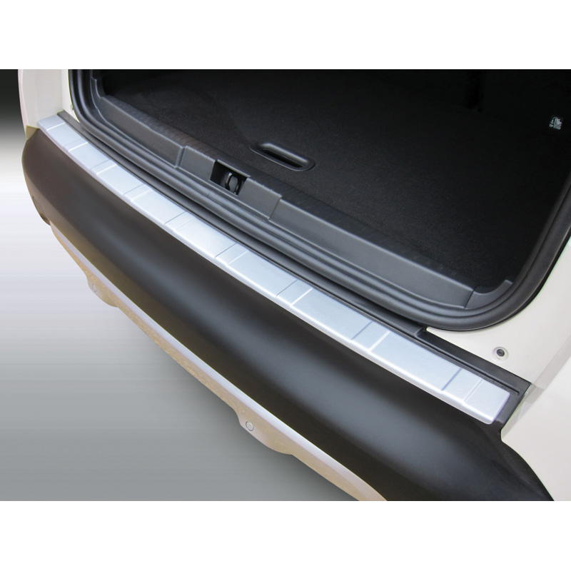 Image of RGM Achter Bumper Beschermlijst Ribbed Zwart ABS Plastic Renault Captur
