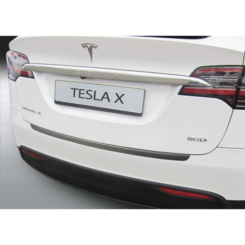 Image of RGM Achter Bumper Beschermlijst Zwart ABS Plastic Tesla Model X