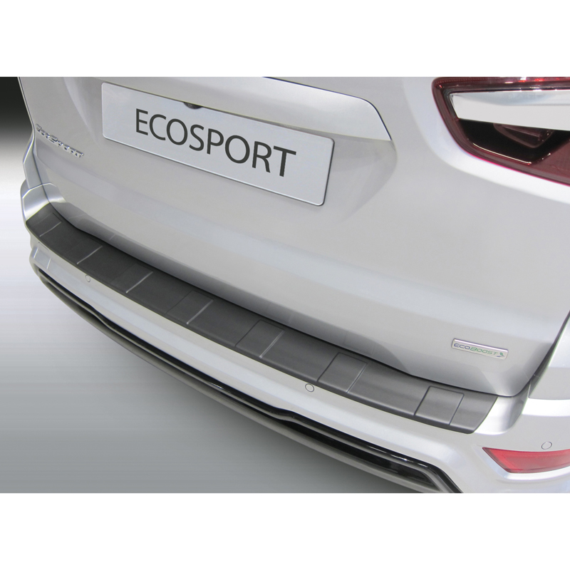 Image of RGM Achter Bumper Beschermlijst Ribbed Zwart ABS Plastic Ford Ecosport