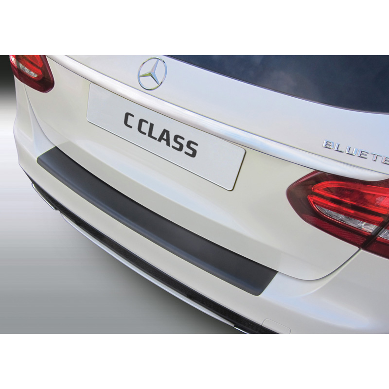 Image of RGM Achter Bumper Beschermlijst Zwart ABS Plastic Mercedes C-Class