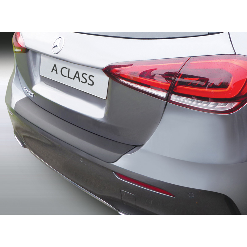 Image of RGM Achter Bumper Beschermlijst Zwart ABS Plastic Mercedes A-Class