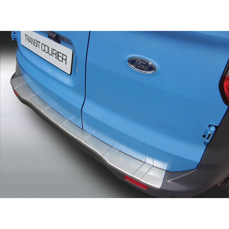 Image of RGM Achter Bumper Beschermlijst Ribbed Zwart ABS Plastic Ford Tourneo, Transit