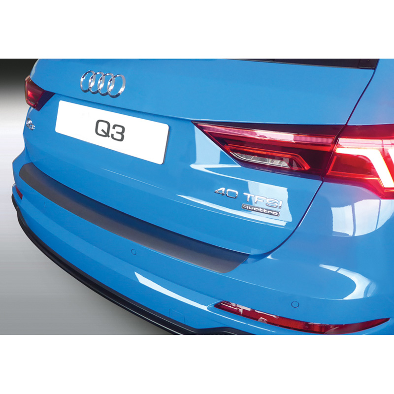 Image of RGM Achter Bumper Beschermlijst Zwart ABS Plastic Audi Q3