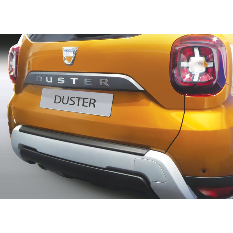 Image of RGM Achter Bumper Beschermlijst Zwart ABS Plastic Dacia Duster