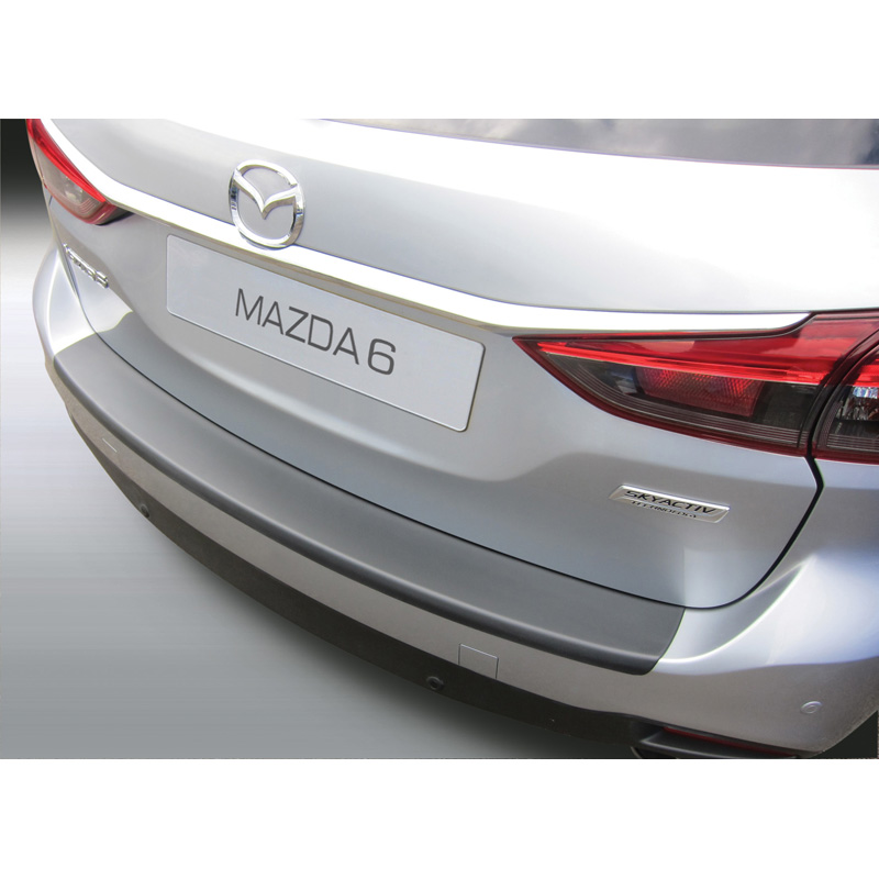 Image of RGM Achter Bumper Beschermlijst Zwart ABS Plastic Mazda 6