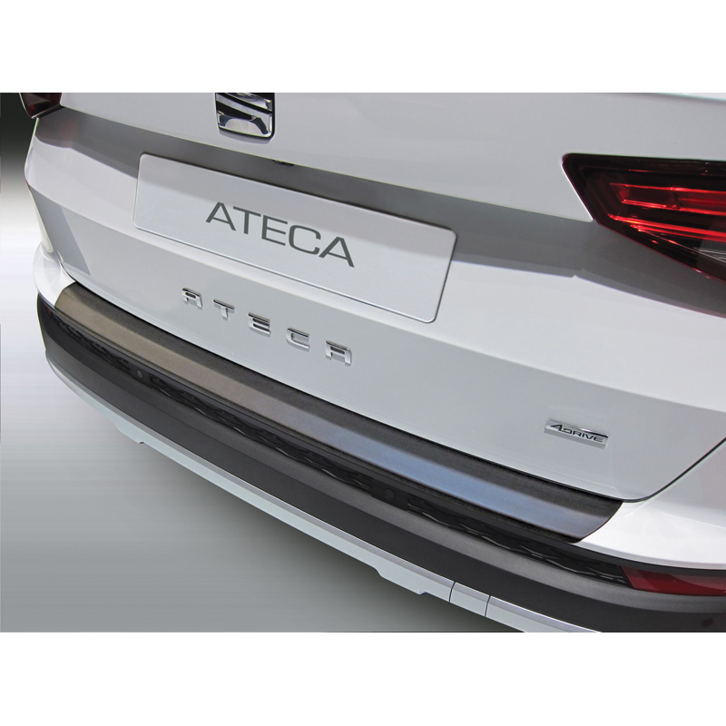 Image of RGM Achter Bumper Beschermlijst Zwart ABS Plastic Seat Ateca