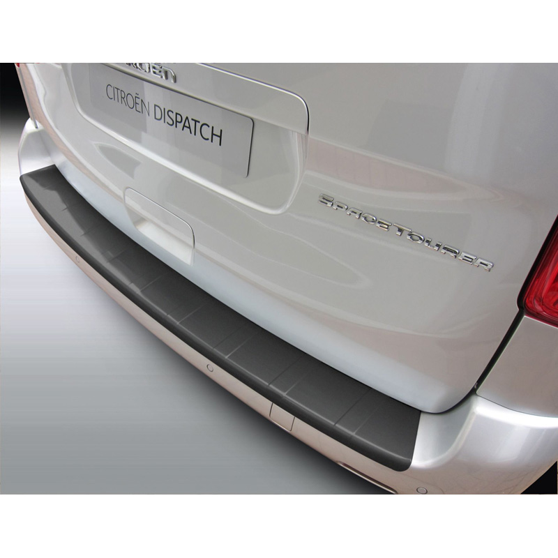 Image of RGM Achter Bumper Beschermlijst Ribbed Zwart ABS Plastic Citroën, Peugeot, Opel