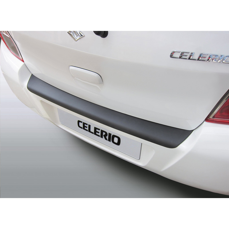 Image of RGM Achter Bumper Beschermlijst Zwart ABS Plastic Suzuki Celerio