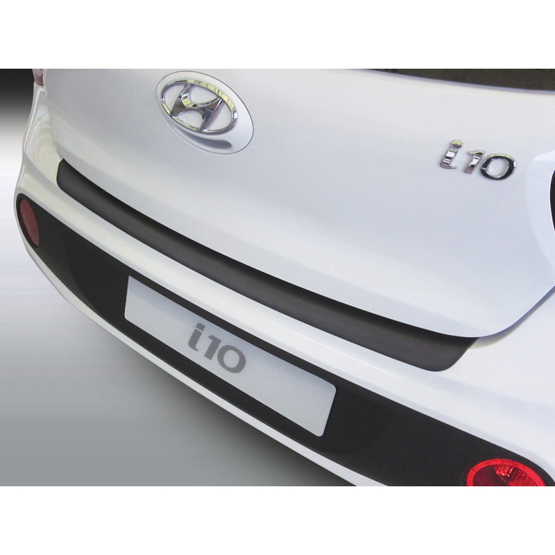 Image of RGM Achter Bumper Beschermlijst Zwart ABS Plastic Hyundai I10