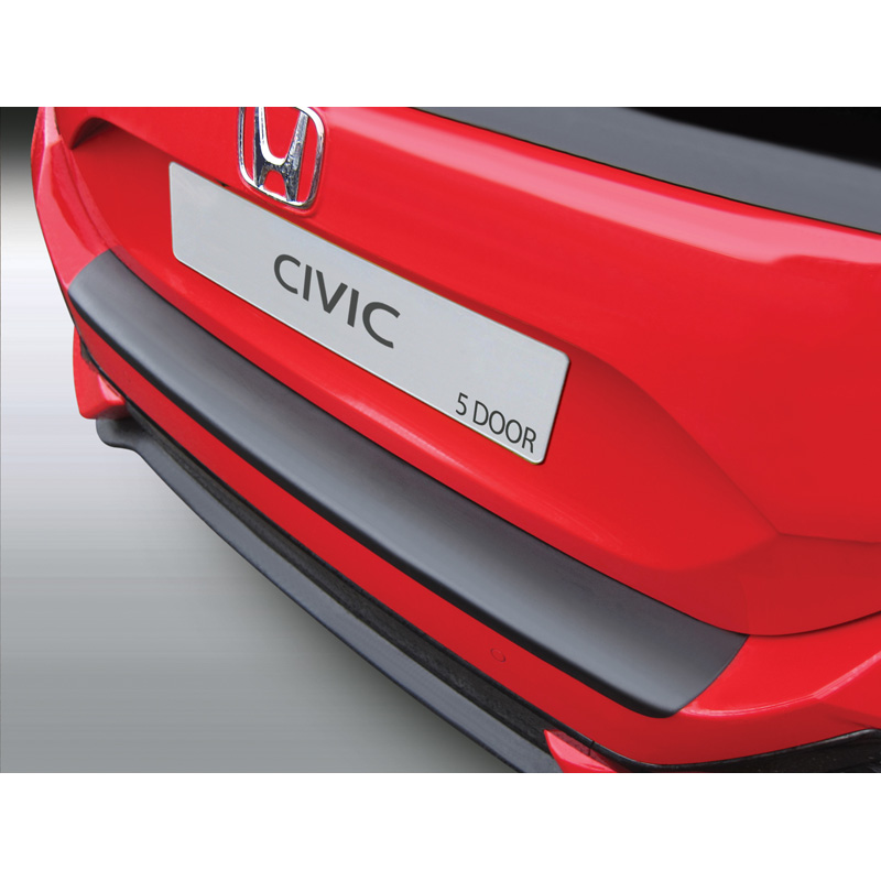 Image of RGM Achter Bumper Beschermlijst 5-Deurs Zwart ABS Plastic Honda Civic