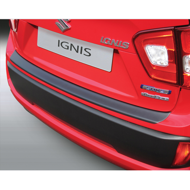 Image of RGM Achter Bumper Beschermlijst Zwart ABS Plastic Suzuki Ignis