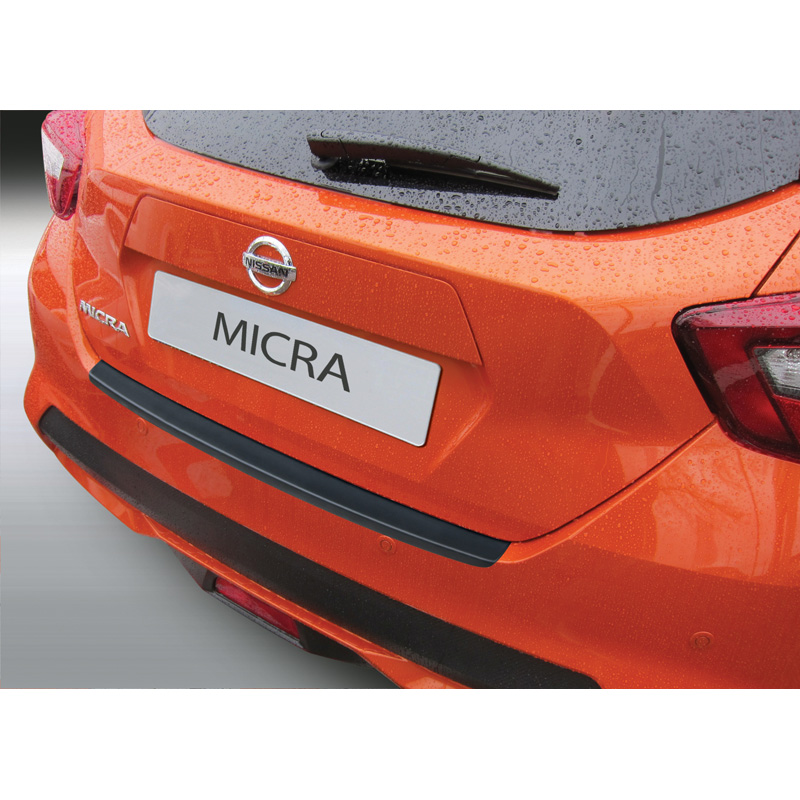 Image of RGM Achter Bumper Beschermlijst Zwart ABS Plastic Nissan Micra
