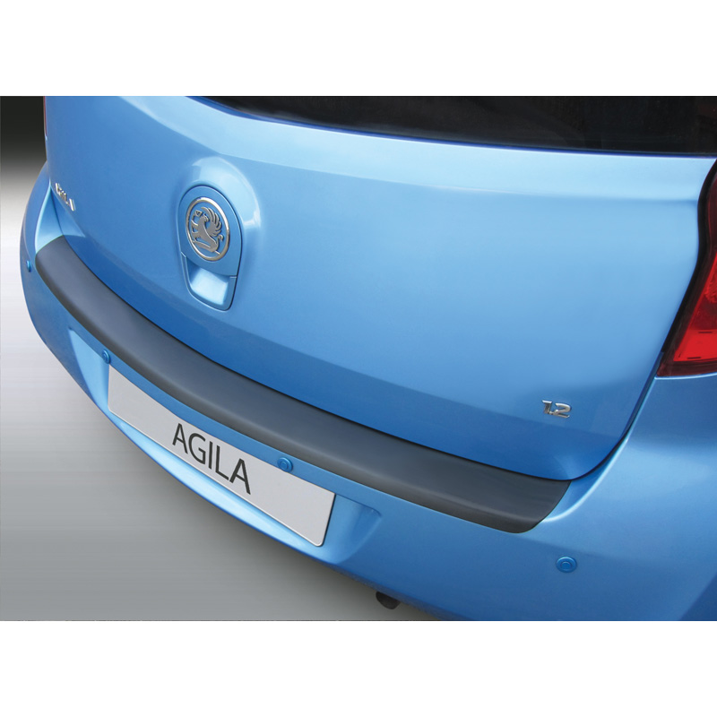 Image of RGM Achter Bumper Beschermlijst Zwart ABS Plastic Opel Agila