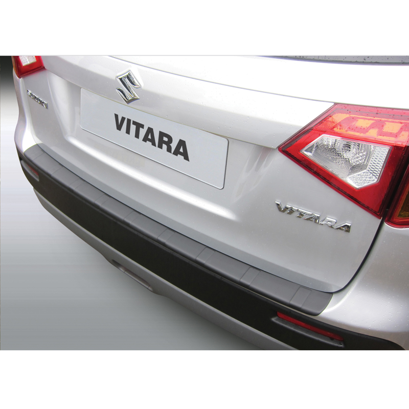 Image of RGM Achter Bumper Beschermlijst Ribbed Zwart ABS Plastic Suzuki Vitara