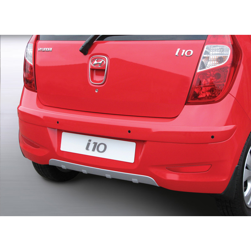 Image of RGM Achter Bumper Beschermlijst Zilver ABS Plastic Hyundai I10