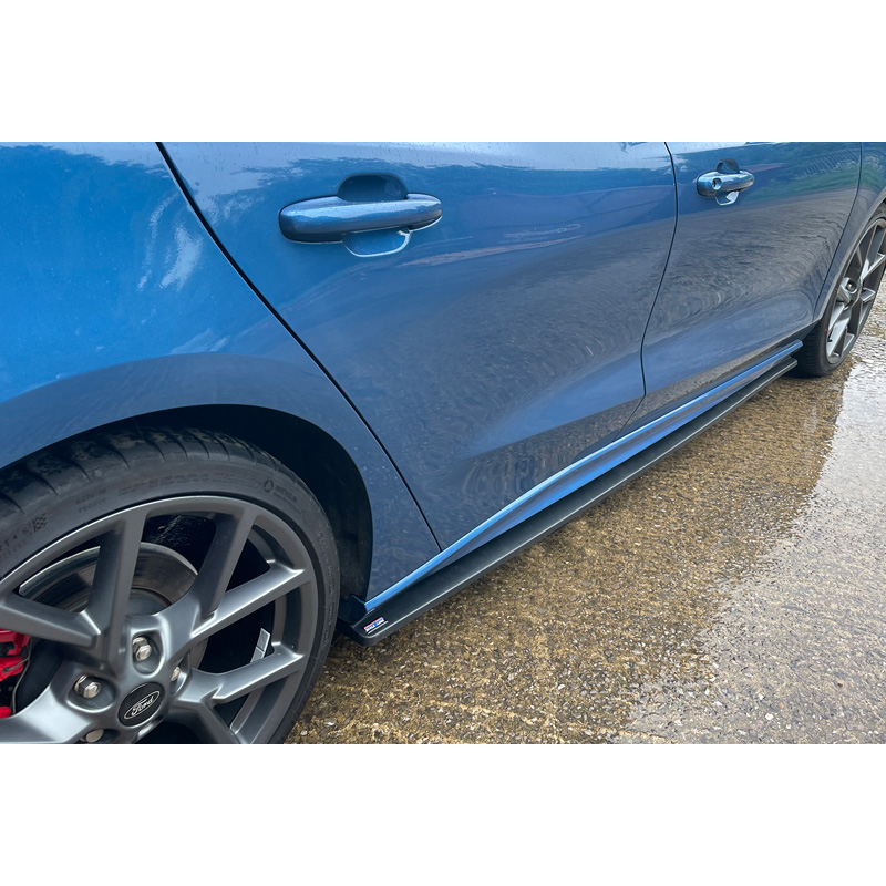 Image of RGM Side Skirts Zwart ABS Plastic Ford Focus