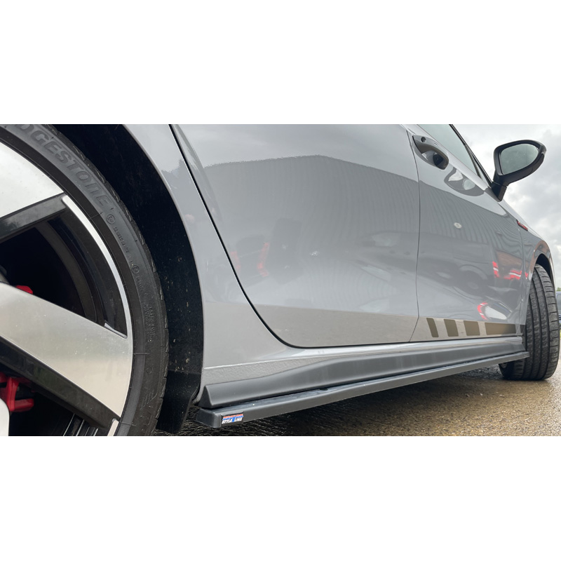 Image of RGM Side Skirts Zwart ABS Plastic Volkswagen Golf