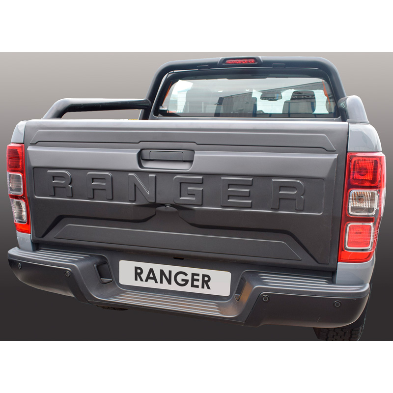 Image of RGM Pickup Achterklep Beschermlijst Zwart ABS Plastic Ford Ranger