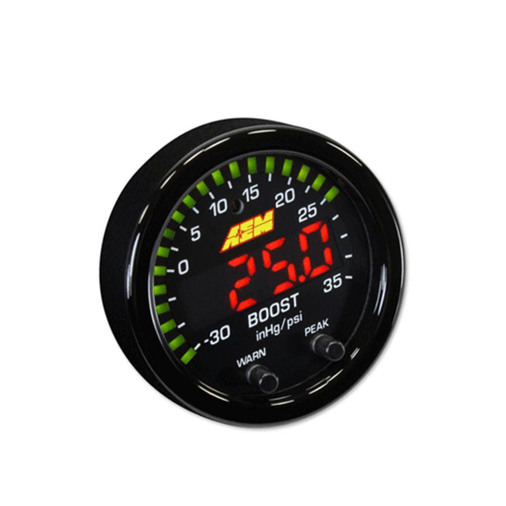Image of AEM Meter 52mm Boost Druk Meter