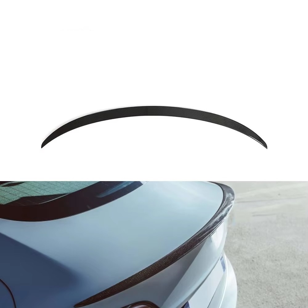 Image of CarbonWorks Achter Spoiler OEM Style Carbon Tesla Model 3