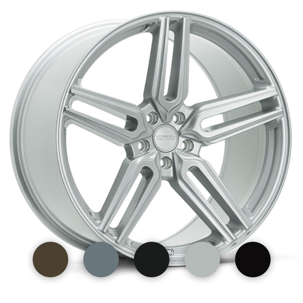 Image of Vossen Wheels HF-1 Hybrid Forged Series Velgen 21 Inch 10.5J ET2-48 Custom PCD Diepe Concave Flow Form Custom Finish