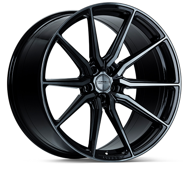 Image of Vossen Wheels HF-3 Hybrid Forged Series Velgen 20 Inch 10.5J ET36 5x112 Diepe Concave Flow Form Double Tinted Black