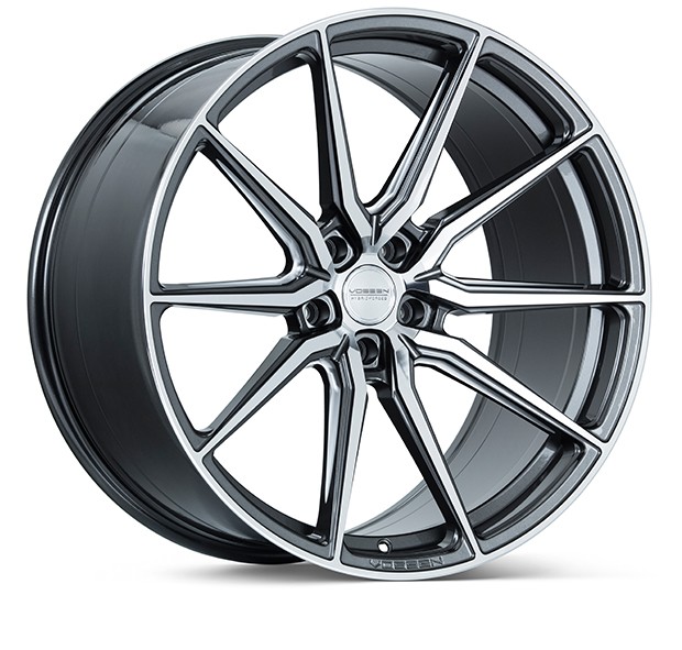 Image of Vossen Wheels HF-3 Hybrid Forged Series Velgen 19 Inch 8.5J ET30 5x120 Flow Form Glans Grafiet Gepolijst