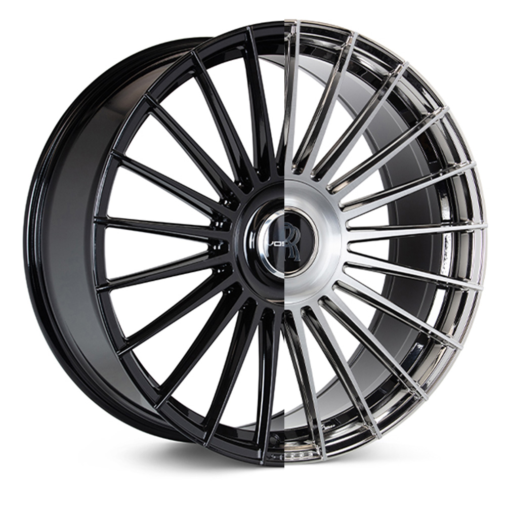 Image of Vossen Wheels HF-8 Hybrid Forged Series Velgen 24 Inch 9J ET5-40 Custom PCD Diepe Concave Flow Form Custom Finish