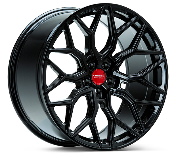 Image of Vossen Wheels HF-2 Hybrid Forged Series Velgen 19 Inch 8.5J ET30 5x120 Flow Form Gloss Black