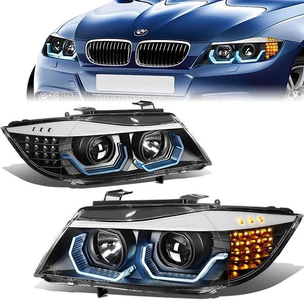 Image of SK-Import Koplamp LED Black Housing BMW 3-serie