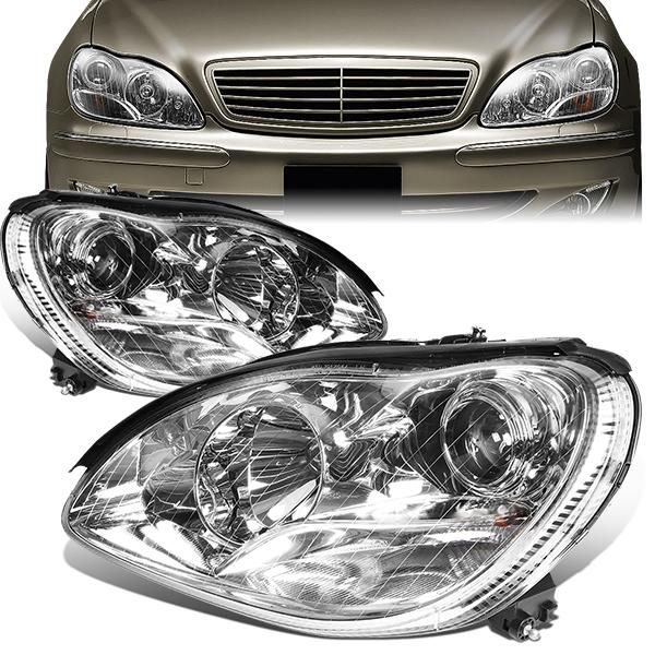 Image of SK-Import Koplamp Chrome Housing Mercedes S-Class