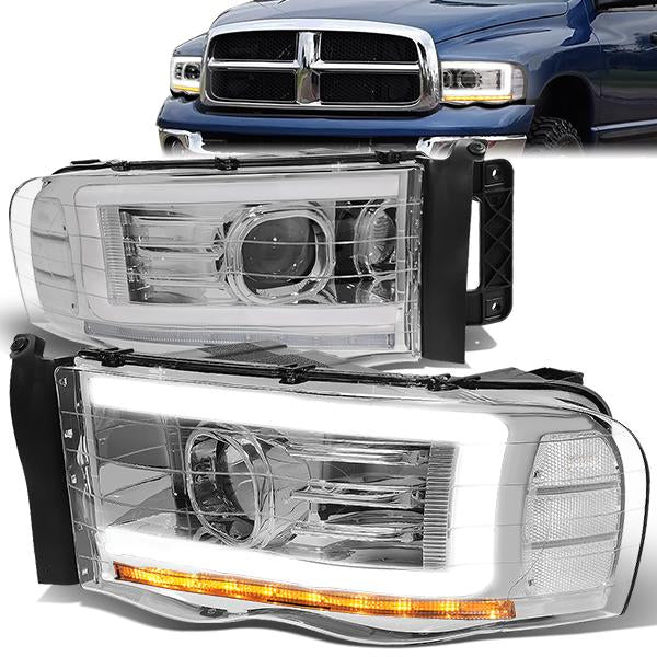 Image of SK-Import Koplampen LED Chrome Housing Heldere Lens Dodge Ram
