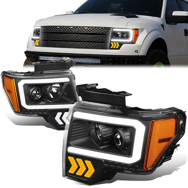 Image of SK-Import Koplamp LED Black Housing Ford F150