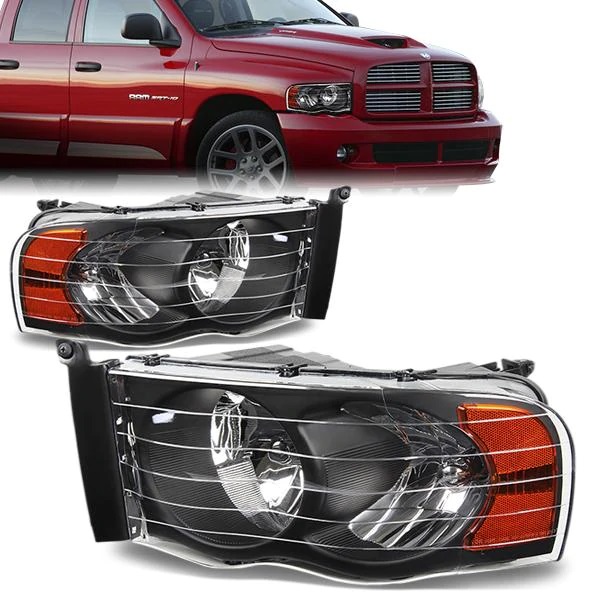 Image of SK-Import Koplampen Amber Corner Black Housing Dodge Ram