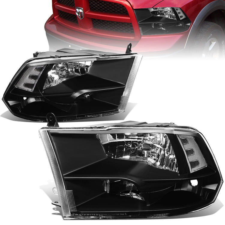 Image of SK-Import Koplampen Factory Style Chrome Housing Smoke Glas Dodge Ram