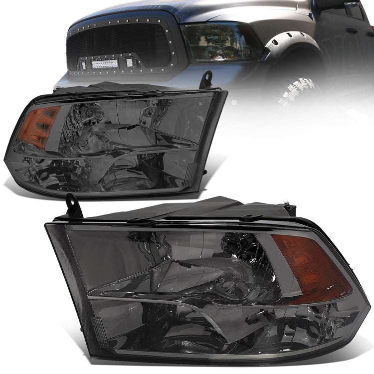 Image of SK-Import Koplampen Factory Style Chrome Housing Smoke Glas Dodge Ram