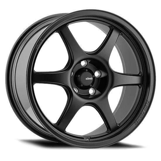 Image of König Hexaform Velgen 15 Inch 8J ET25 4x100 Flat Black