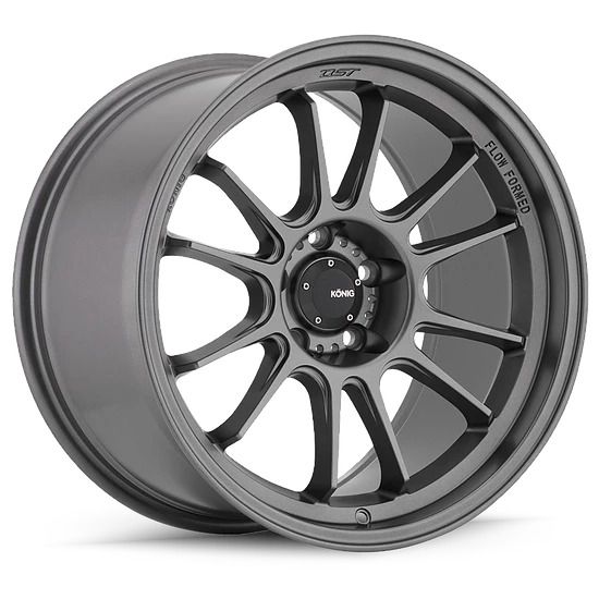 Image of König Hypergram Velgen 15 Inch 7.5J ET35 4x100 Flow Form Flat Grey