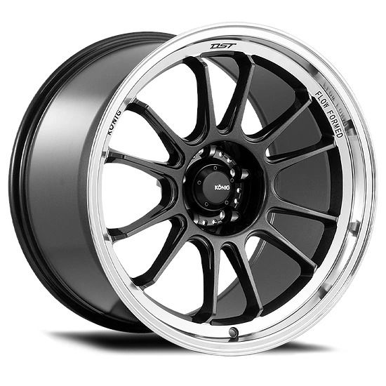 Image of König Hypergram Velgen 17 Inch 8J ET45 5x114.3 Metallic Carbon