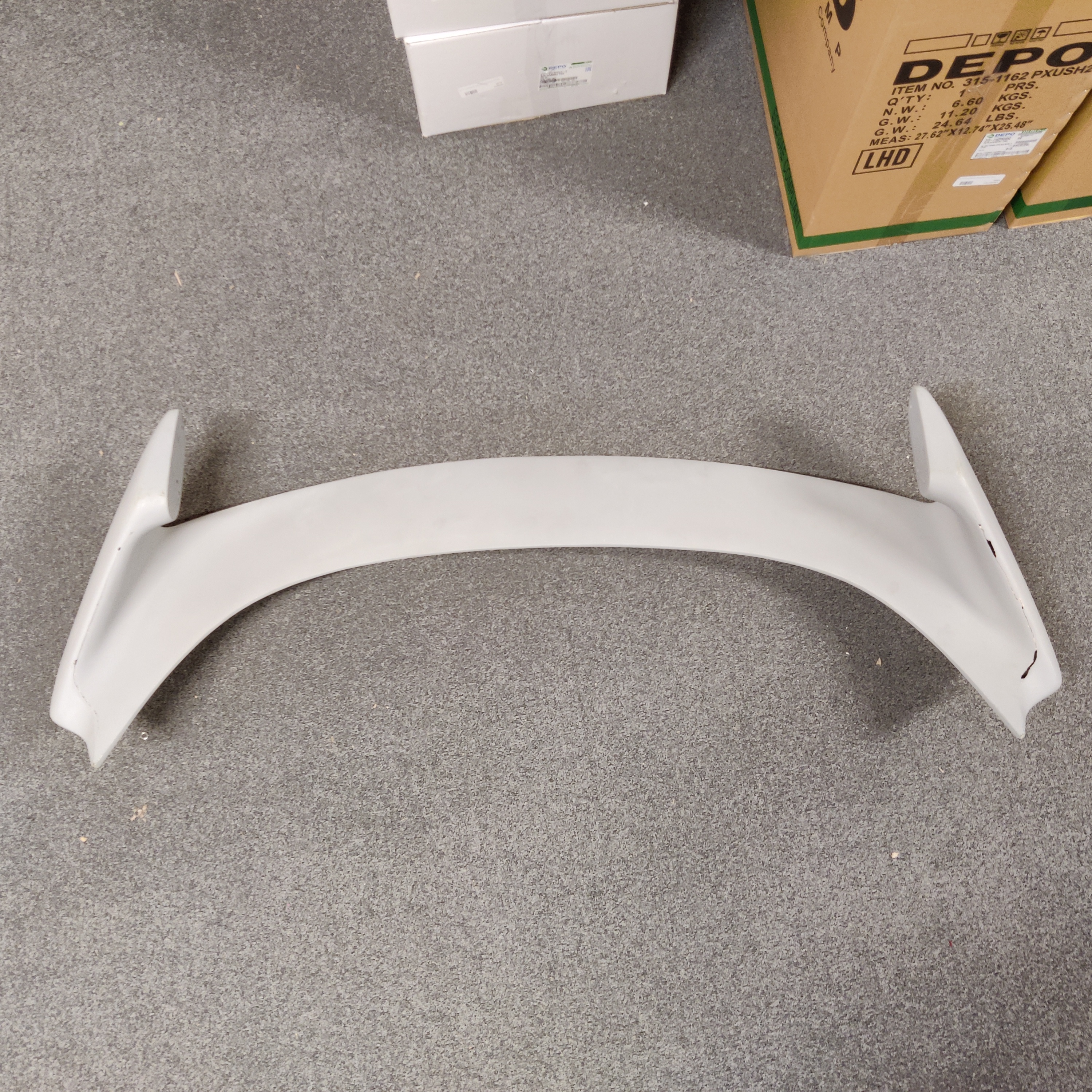 Image of SK-Import Achter Spoiler Mugen Style SECOND CHANCE 2-levels Verstelbaar Blad Polyester Honda Civic