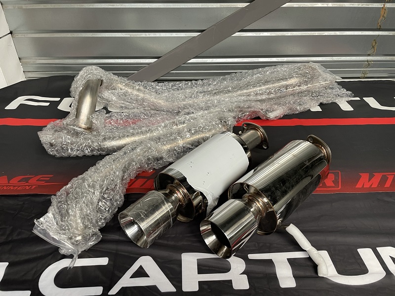 Image of SK-Import Cat-back Uitlaatsysteem Dubbelwandige Tip 61mm Roestvrij Staal Hyundai Coupé