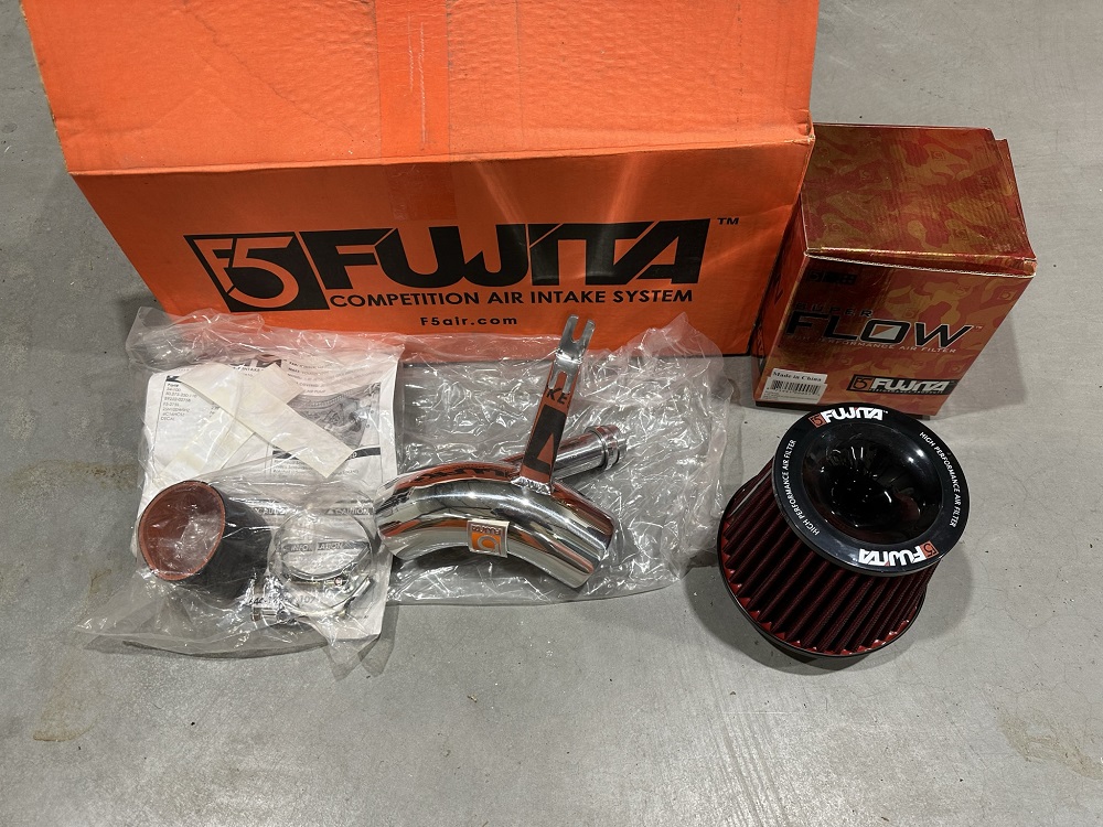 Image of Fujita Short Lucht Inlaat TWEEDE KANS Machined Aluminium Volkswagen, Seat
