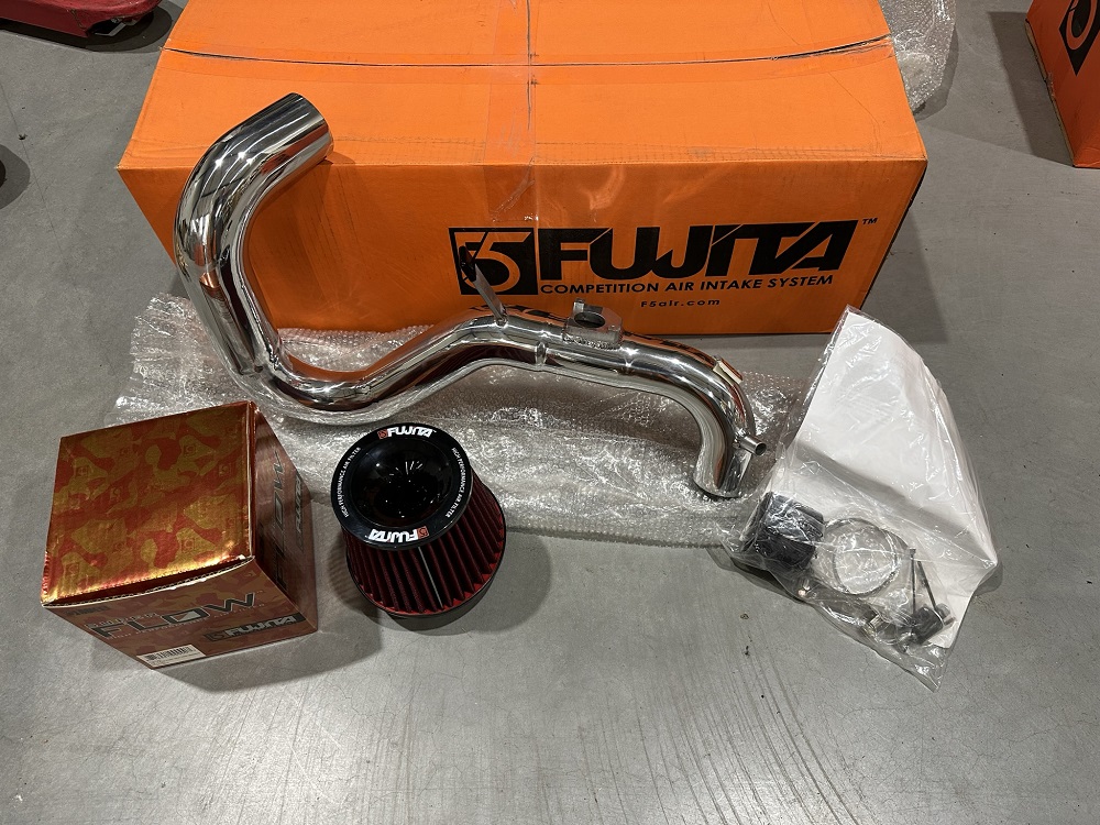 Image of Fujita Cold Lucht Inlaat TWEEDE KANS Machined Aluminium Toyota Yaris