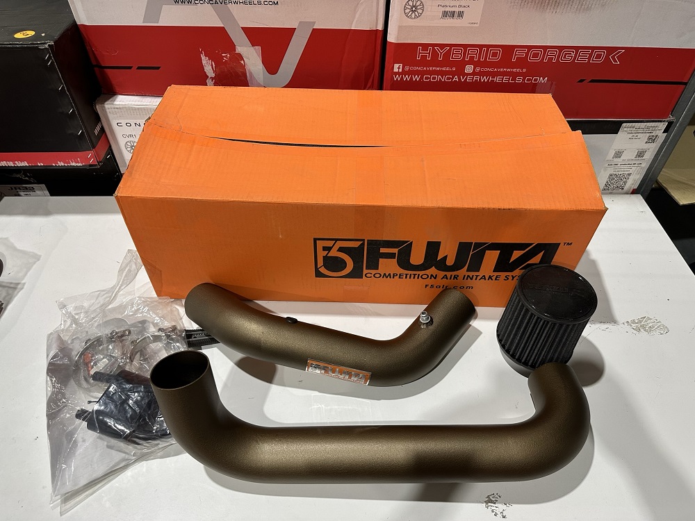 Image of Fujita Cold Lucht Inlaat TWEEDE KANS Brons Aluminium Honda S2000