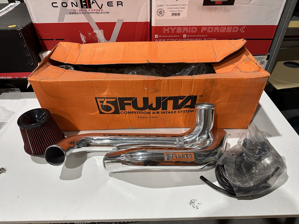 Image of Fujita Cold Lucht Inlaat TWEEDE KANS Machined Aluminium Honda S2000