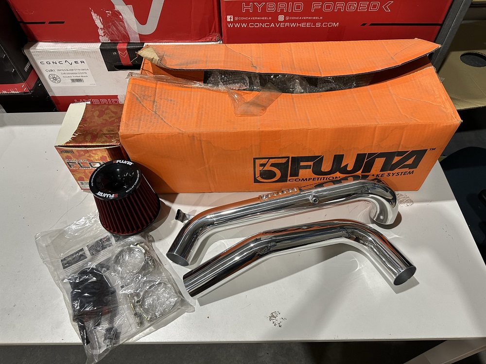 Image of Fujita Cold Lucht Inlaat TWEEDE KANS Machined Aluminium Honda Civic