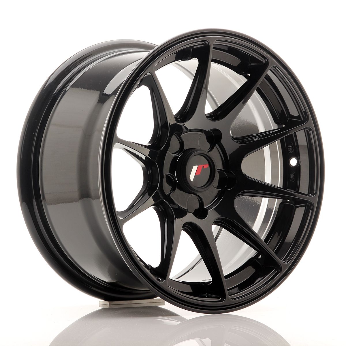 Image of JR-Wheels JR11 Velgen 15 Inch 8J ET25 Custom PCD Gloss Black