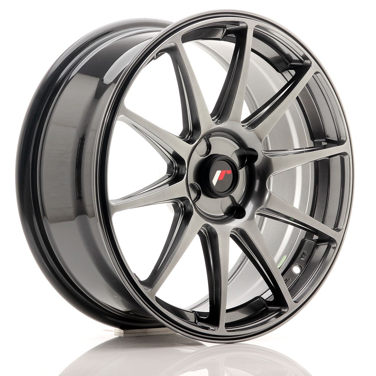 Image of JR-Wheels JR11 Velgen 18 Inch 7.5J ET20-40 Custom PCD Hyper Black