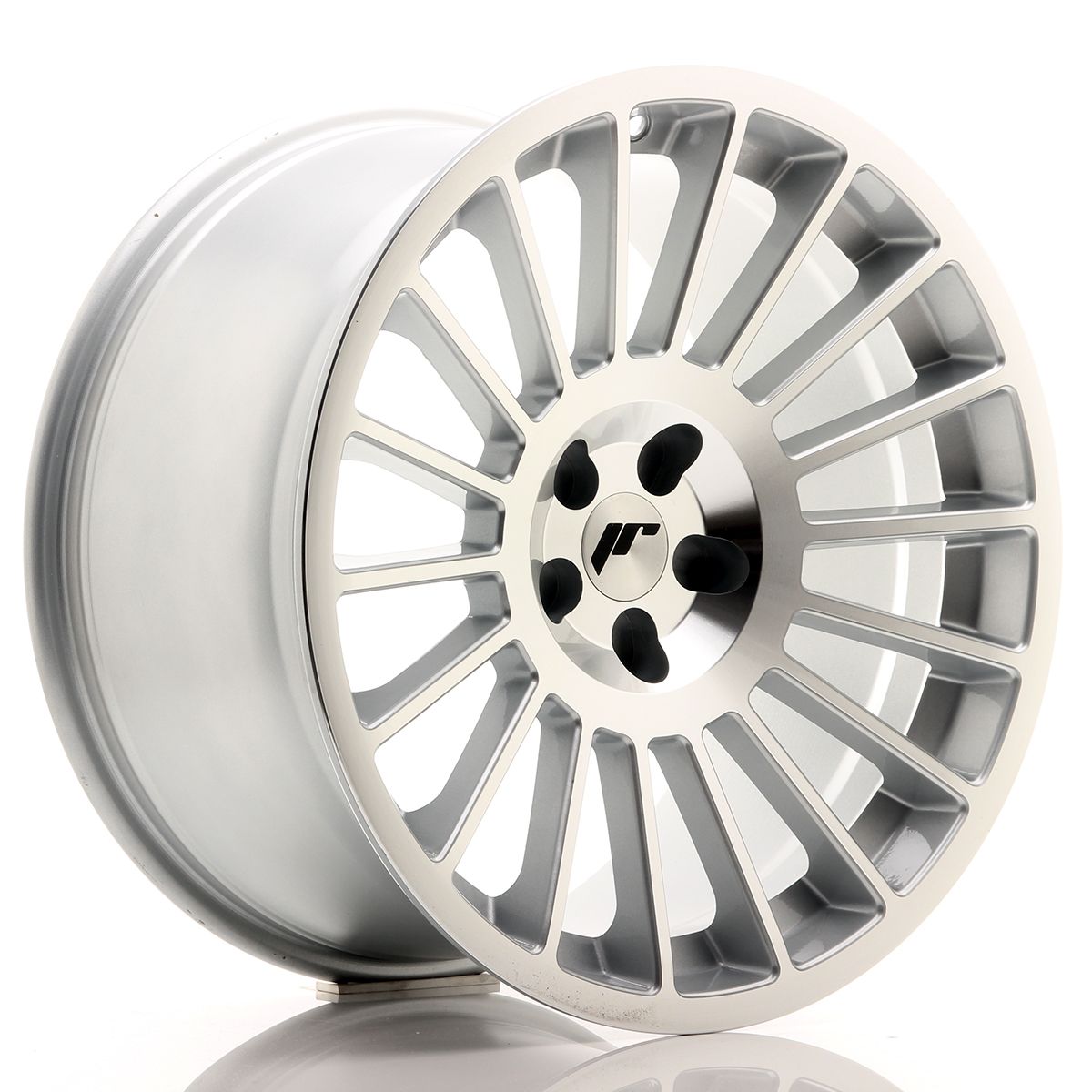 Image of JR-Wheels JR16 Velgen 19 Inch 10J ET25-35 Custom PCD Silver Machined Face