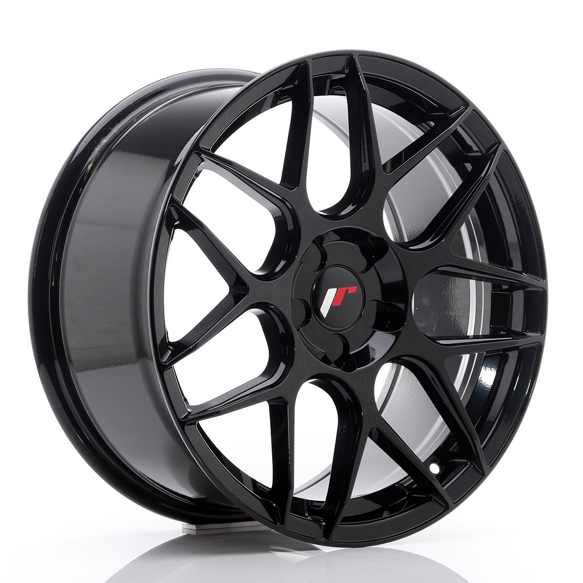 Image of JR-Wheels JR18 Velgen 17 Inch 7J ET20-40 Custom PCD Gloss Black